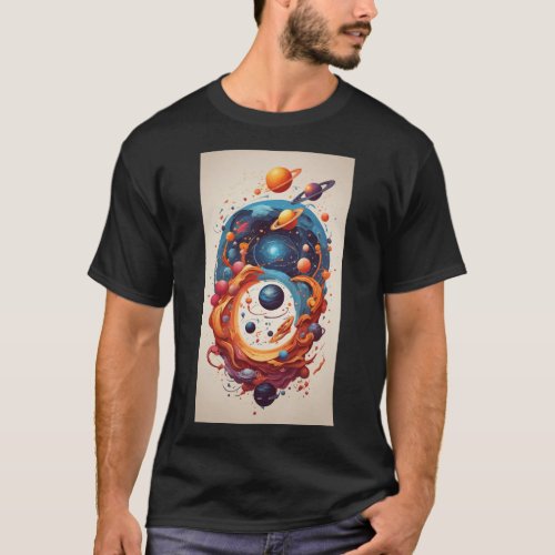 Cosmic Collision Creations Unique T_Shirt Designs