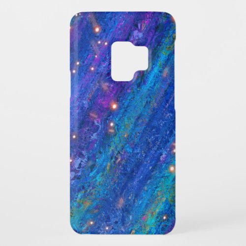 Cosmic Color Chaos Blue Aqua Case_Mate Samsung Galaxy S9 Case