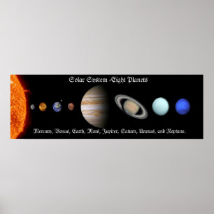 Cosmic Colors Solar System Poster