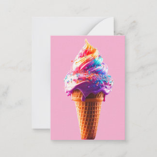 Cosmic Cone  Note Card