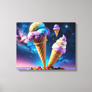 Cosmic Cones Canvas Print