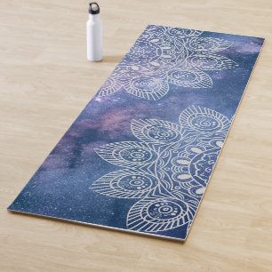 Cosmic Consciousness Galaxy Meditation Yoga Mat