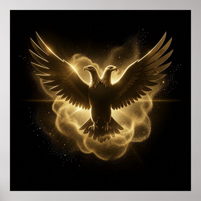 Cosmic Constellation Illyrian Eagle High-Contrast  Poster (Front)