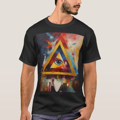 Cosmic Convergence Illuminati Spectrum T_Shirt