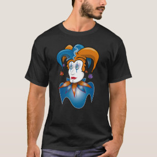 Cosmic Court Jester Harlequin Comedy T-Shirt