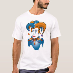 Cosmic Court Jester Harlequin Comedy T-Shirt