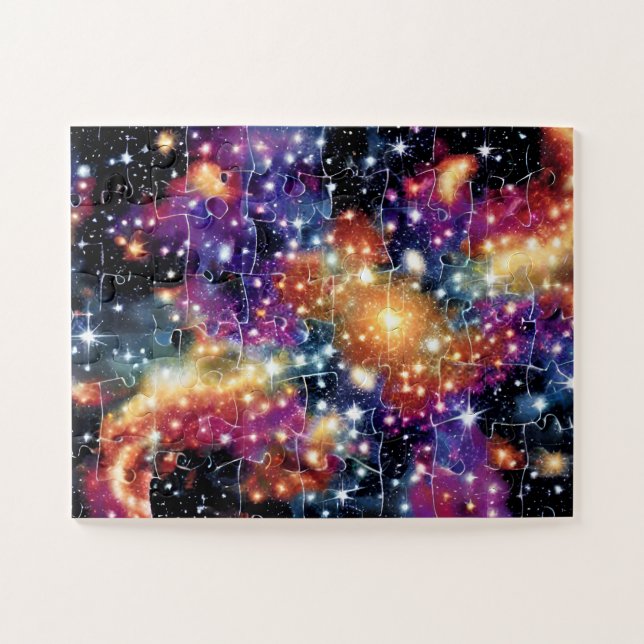 Cosmic crazy golden fun for young science minds jigsaw puzzle (Horizontal)