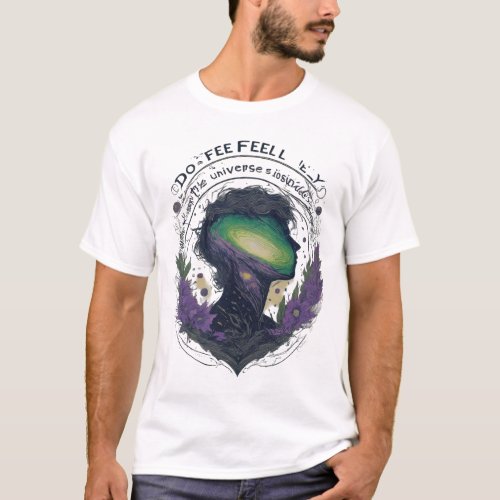 Cosmic Creation Universe T_shirt Design
