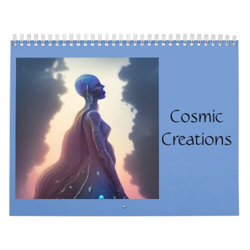 Cosmic Creations Digital Space Fantasy Artwork Calendar