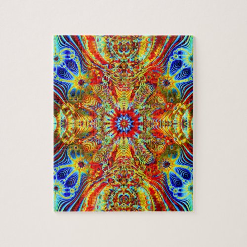 Cosmic Creatrip2 _ Psychedelic trippy design Jigsaw Puzzle