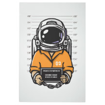 Cosmic Criminal Metal Wall Art