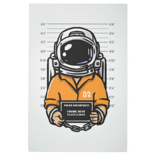 Cosmic Criminal Metal Wall Art