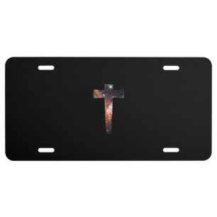 Cosmic Cross License Plate