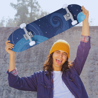 Cosmic Cruiser  Galaxy Style Skateboard 