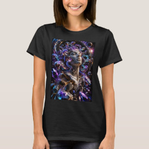 Cosmic Crystal Medusa 3D T-Shirt