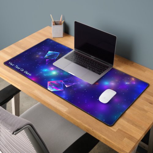 Cosmic Cubes Desk Mat