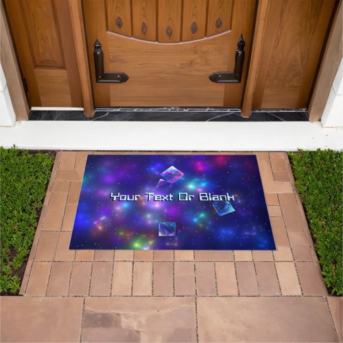 Cosmic Cubes Doormat