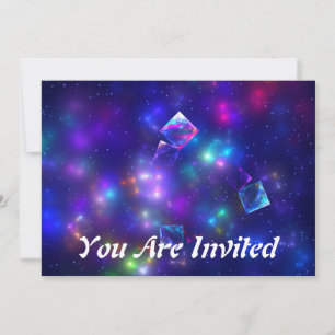 Cosmic Cubes Invitation