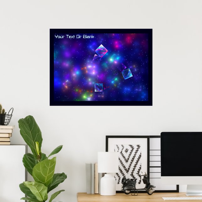 Cosmic Cubes Poster (Home Office)