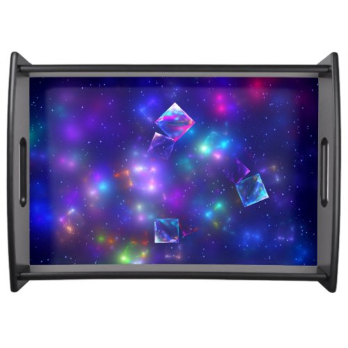 Cosmic Cubes Serving Tray