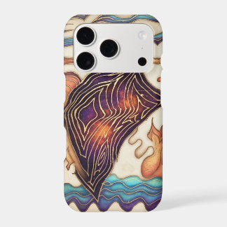 Cosmic Currents: Abstract Nebula Flow iPhone 17 Pro Case