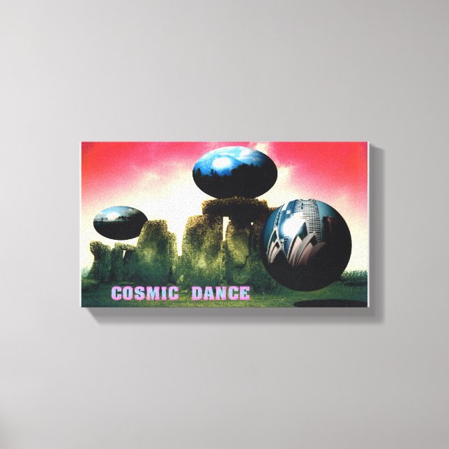 Cosmic Dance Canvas Print (Front)