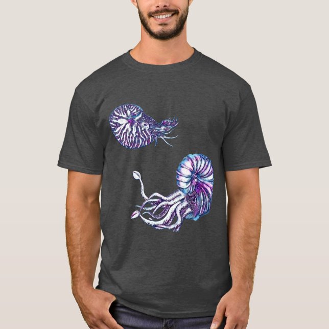 Cosmic Deep Sea Creatures T-Shirt (Front)