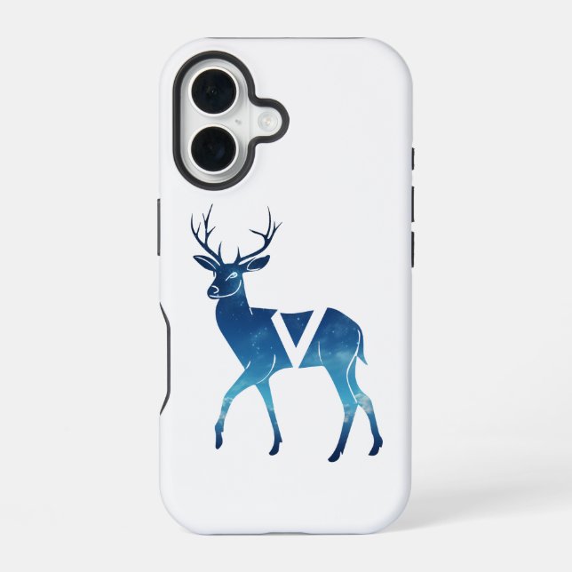 Cosmic Deer Vision Iphone Case (Back)