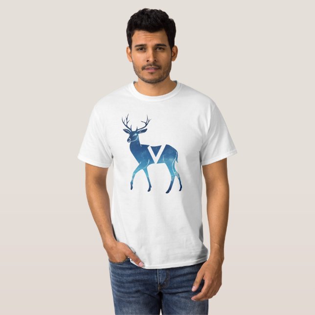 Cosmic Deer Vision T-Shirt (Front Full)
