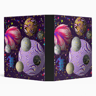 Cosmic Delight 3 Ring Binder