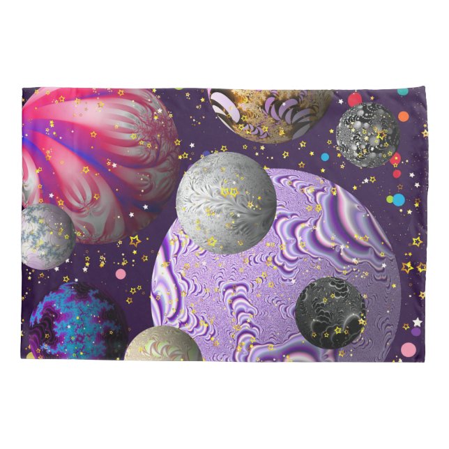 Cosmic Delight Pillow Case (Back)