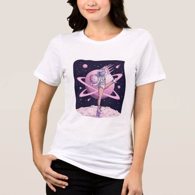 Cosmic Disco Astronaut Tee 💫💖 (Front)