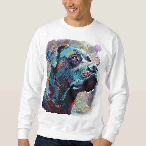 Cosmic Dog _ Abstract Expression Labrador golden Sweatshirt