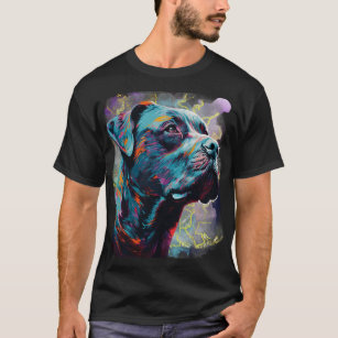 Cosmic Dog - Abstract Expression T-Shirt