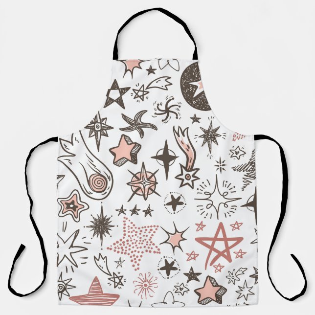 Cosmic Doodles: Stars and Comets Apron (Front)