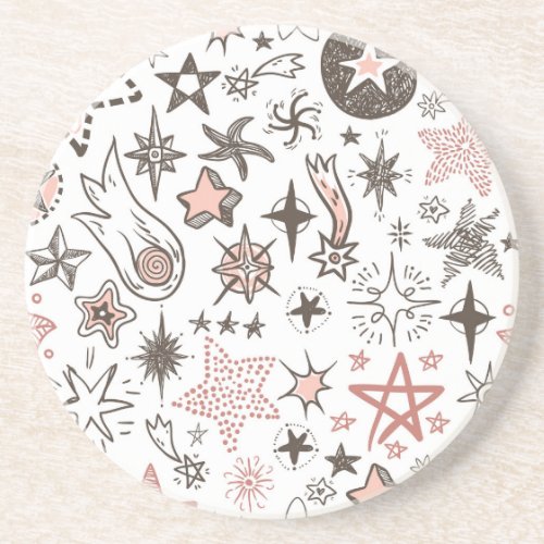 Cosmic Doodles Stars and Comets Coaster