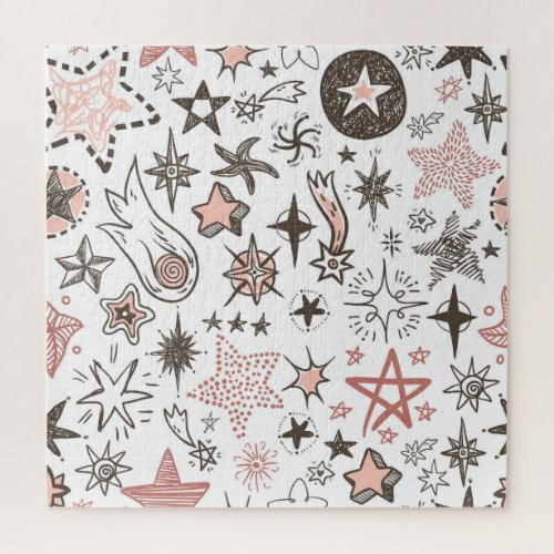 Cosmic Doodles Stars and Comets Jigsaw Puzzle