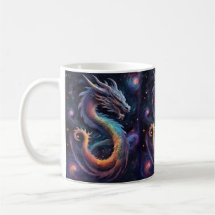cosmic dragon coffee mug