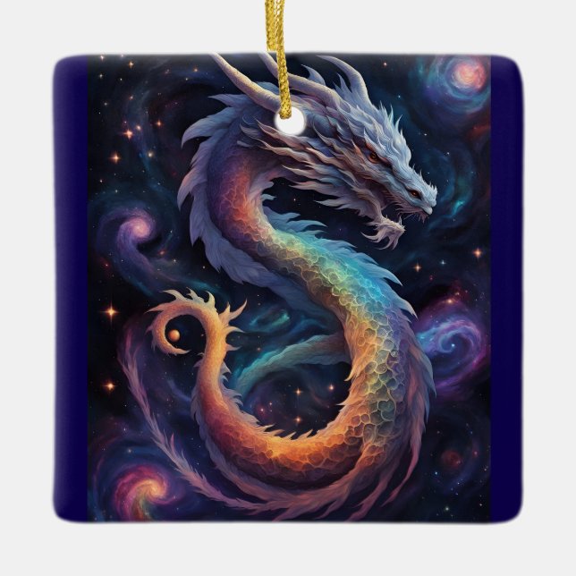 cosmic dragon ornament (Front)