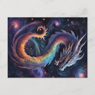 cosmic dragon postcard