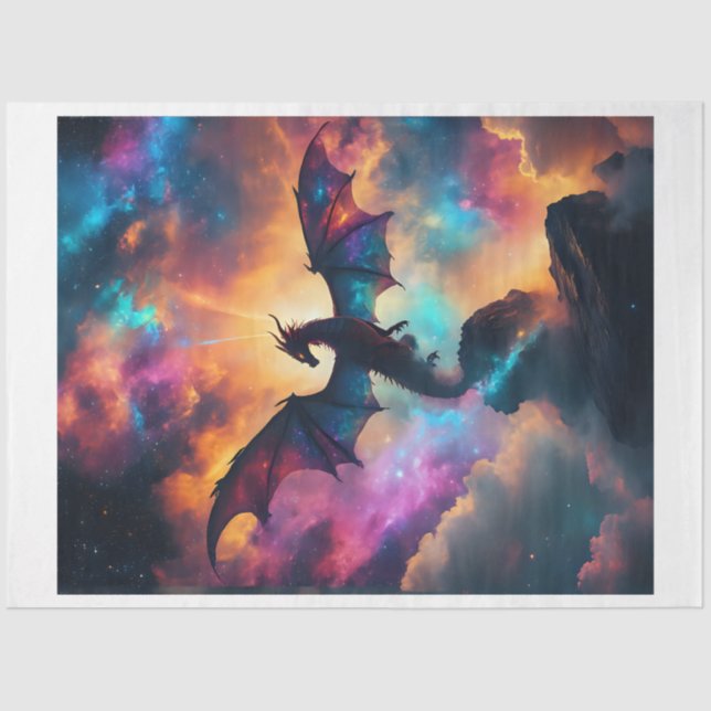 Cosmic Dragon Tissue Paper (Front)