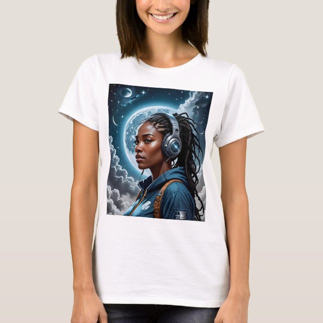 Cosmic Dreamer T-Shirt Sci-Fi Space Tee (Front)