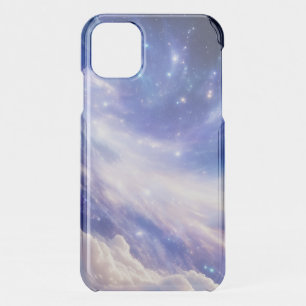 Cosmic Dreamscape: Swirling Nebula & Starry Night iPhone 11 Case