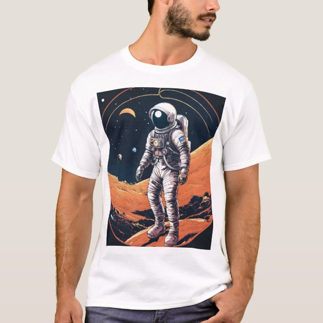 Cosmic Drift: Spacewalk T-Shirt (Front)