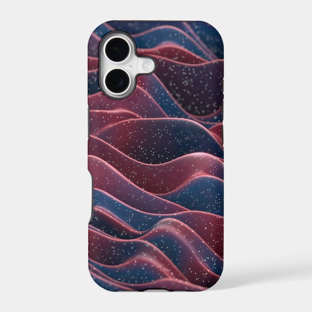 Cosmic Dune Waves Case-Mate iPhone Case (Back)