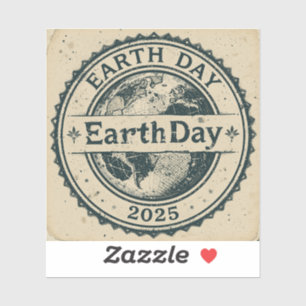 Cosmic Earth Day: A Celebration of Our Planet Sticker