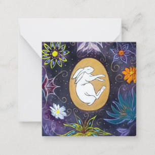 Cosmic Egg Blossom Mandala Blank Note Cards