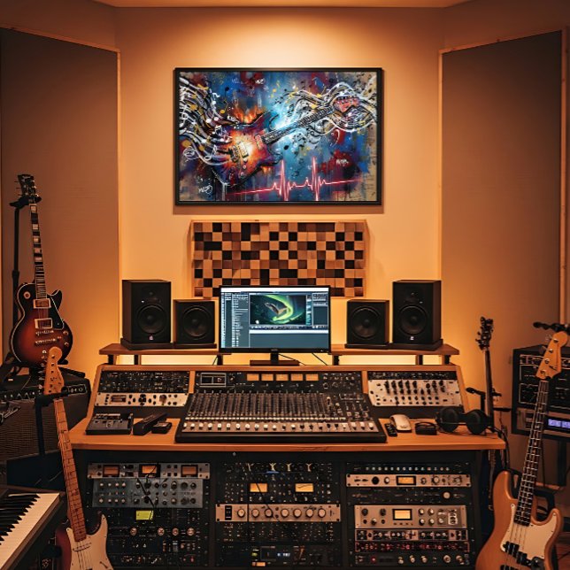 Cosmic Electric Guitar Poster (Creator Uploaded)