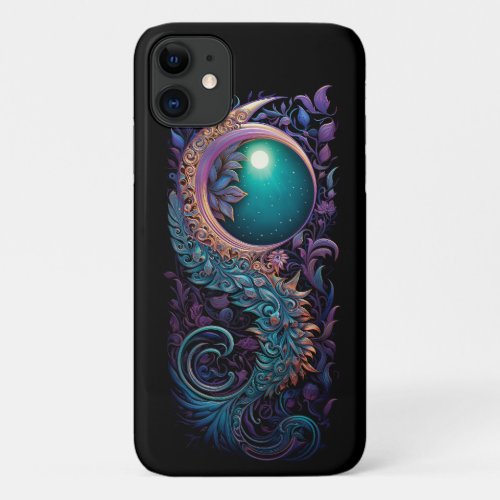 Cosmic Elegance Abstract Celestial Phone Case