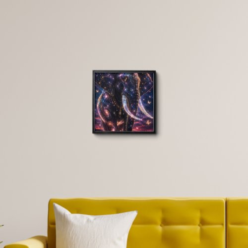 "Cosmic Elephant Goddess — Galaxy Body Peel And Stick Photo Tile